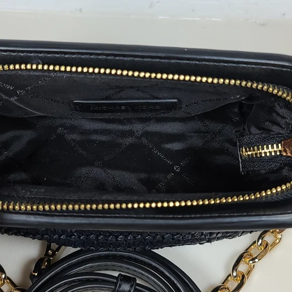 Michael Kors Livia Small Cloud Clutch – Black, NWT (MSRP: $448)